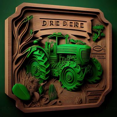 3D model John Deere Drive Green game (STL)